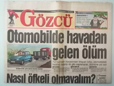 Gözcü Gazetesi 6 Haziran 1998 Demirel Koçaryana Haddini Bildirdi -GZ14785 - 1