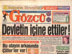 Gözcü Gazetesi 7 Aralık 1996 - Harika Avcı'nın En Kapalı Kıyafeti - Kemal Sunal'ın Gizli Dünyası GZ2544 - Gökçekoleksiyon