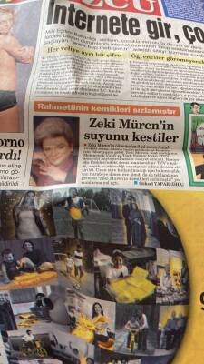 Gözcü Gazetesi 8 Ekim 2005 - Zeki Mürenin Suyunu Kestiler GZ116317 - 2