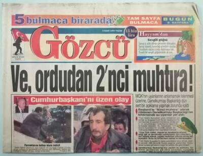 Gözcü Gazetesi 9 Mart 1997 Cindoruk Erbakanın Siyasi Hayatı Bitti -GZ37875 - 1