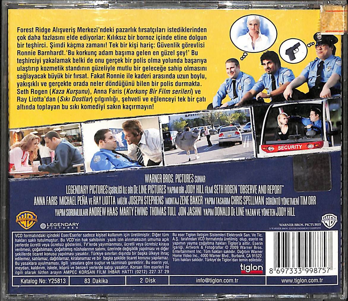 Gözüm Üstünde - Observe Report VCD Film (İkinci El) VCD27782 - 2