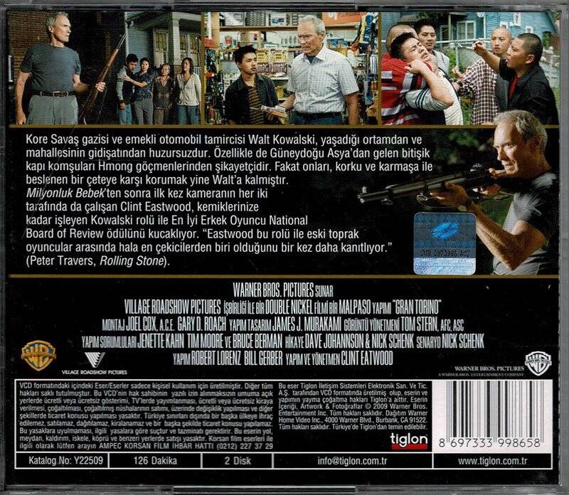 Gran Torino - Clint Eastwood VCD Film VCD151 - 2