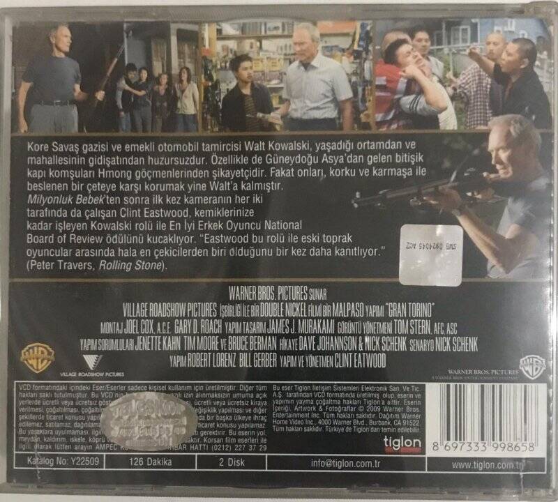 Gran Torino VCD Film VCD8014 - 2