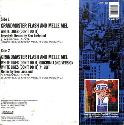 Grandmaster Flash & Melle Mel – White Lines (Dont Do It) (Ben Liebrand Remix) Hip Hop (109) PLK17471 - 2