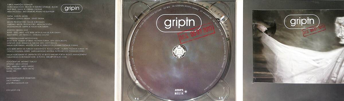 Gripin - M.S. 05 03 2010 CD (İkinci El) CD4005 - 2