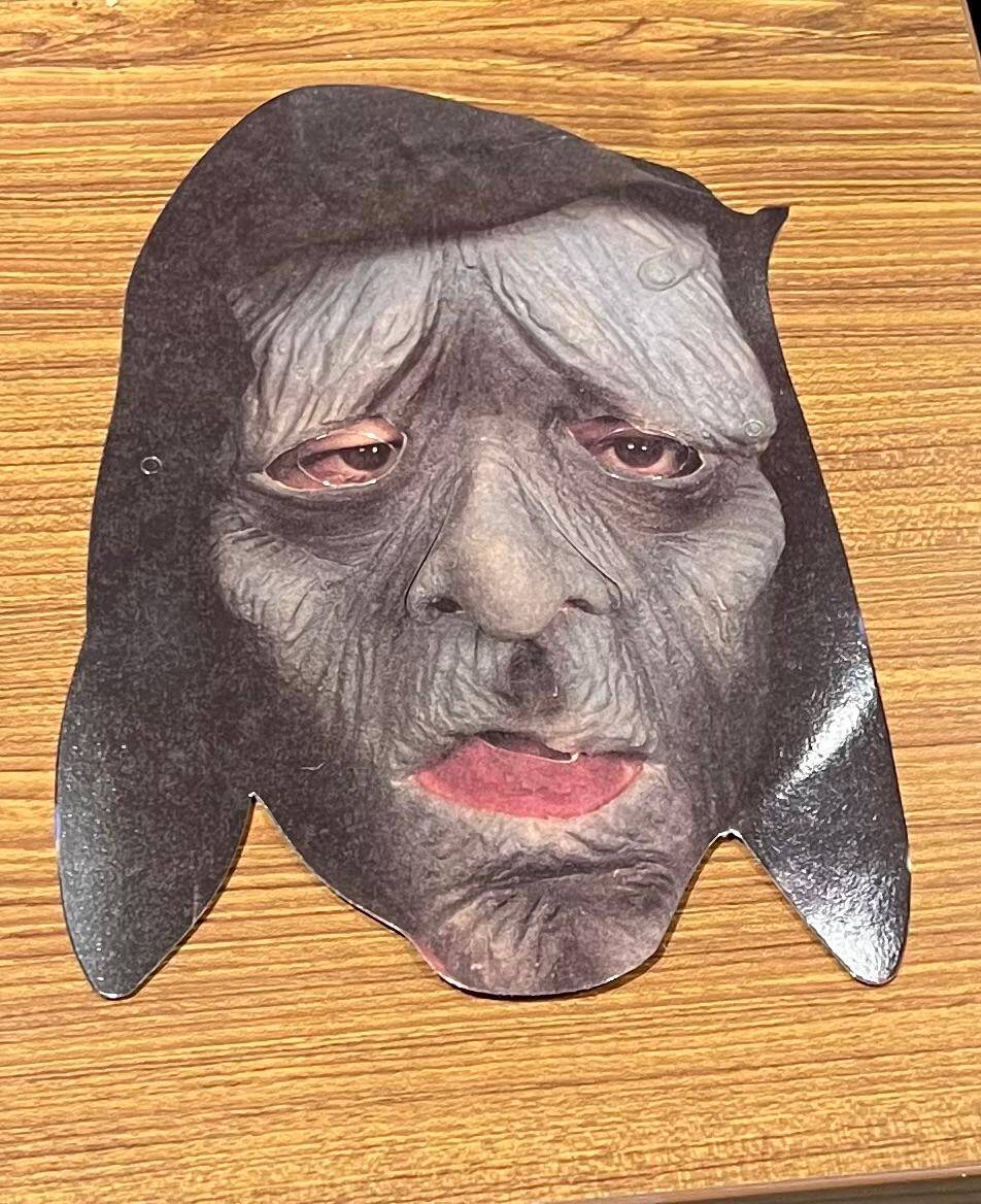 Grotesk / Korku Figürü Çocuk Yüz Maskesi AOB4862 - 3