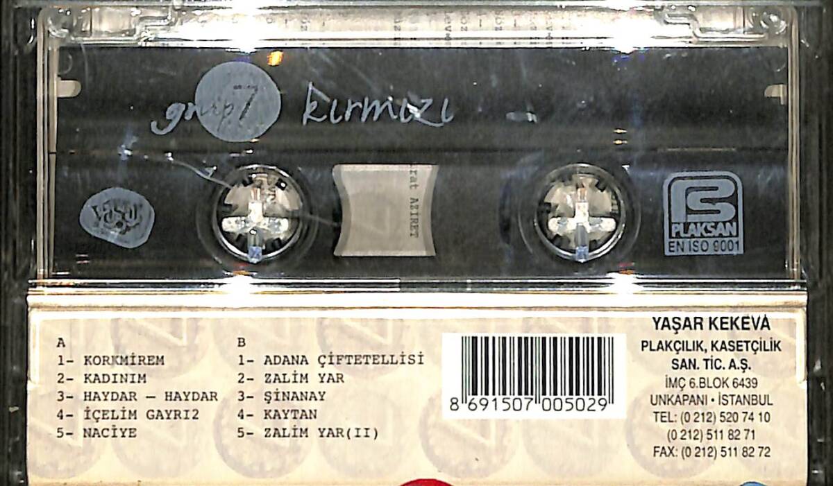 Grup 7 - Kırmızı Kaset (İkinci El Kaset) KST29068 - 2