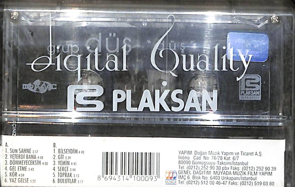 Grup Düş - Düş Kaset (Sıfır) KST26888 - 2