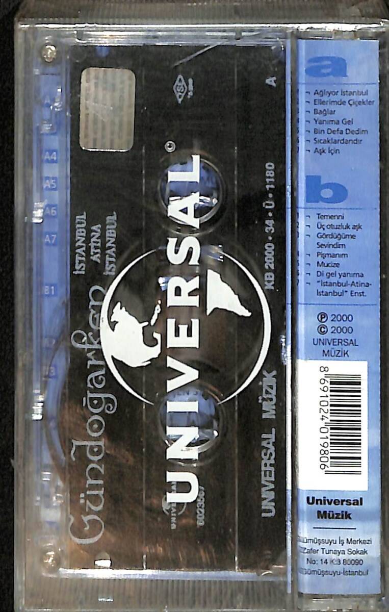 Grup Gündoğarken - İstanbul Atina İstanbul Kaset (Sıfır Kaset) KST28805 - 2