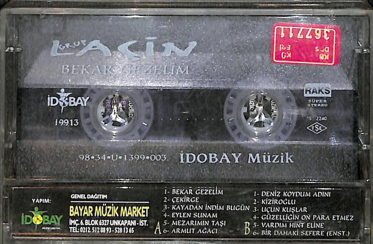 Grup Laçin - Bekar Gezelim Kaset (İkinci El) KST27946 - 2
