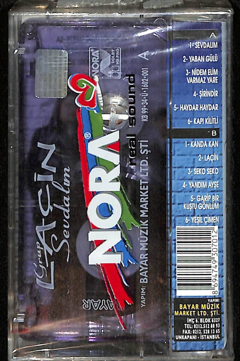 Grup Laçin - Sevdalım Kaset (Sıfır) KST26931 - 2