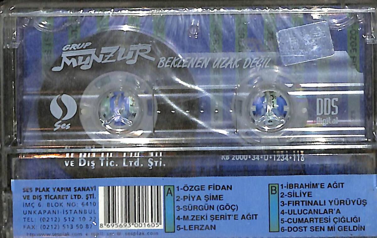 Grup Munzur - Beklenen Uzak Değil Kaset (Sıfır Kaset) KST28983 - 2