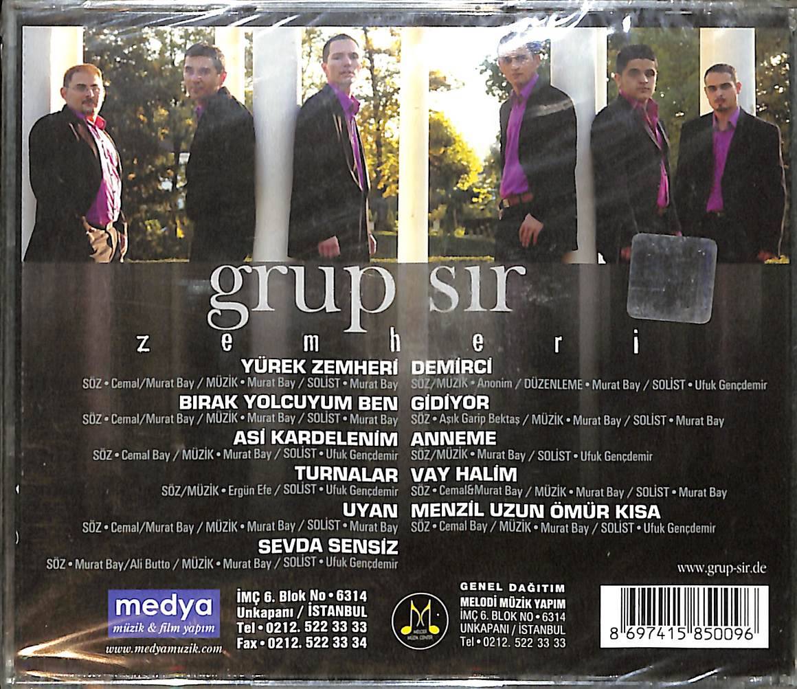 Grup Sır ‎– Zemheri CD (Sıfır) CD5599 - 2