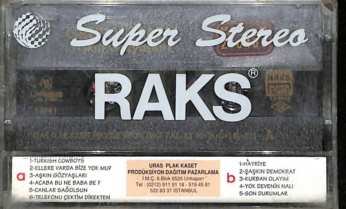 Grup Vitamin – Aşkın Gözyaşları Orijinal Kaset (SIFIR) * Uras Plak - 1994 * KST31206 - 2