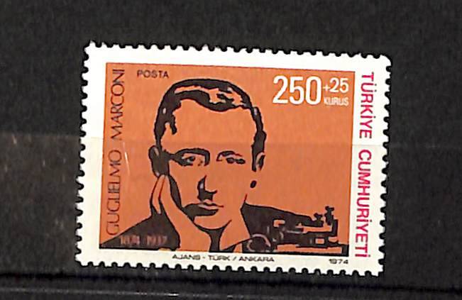 Guglielmo Marconi'nin Doğumunun 100.Yılı, 1 Pul Seri PPT2338 - 1