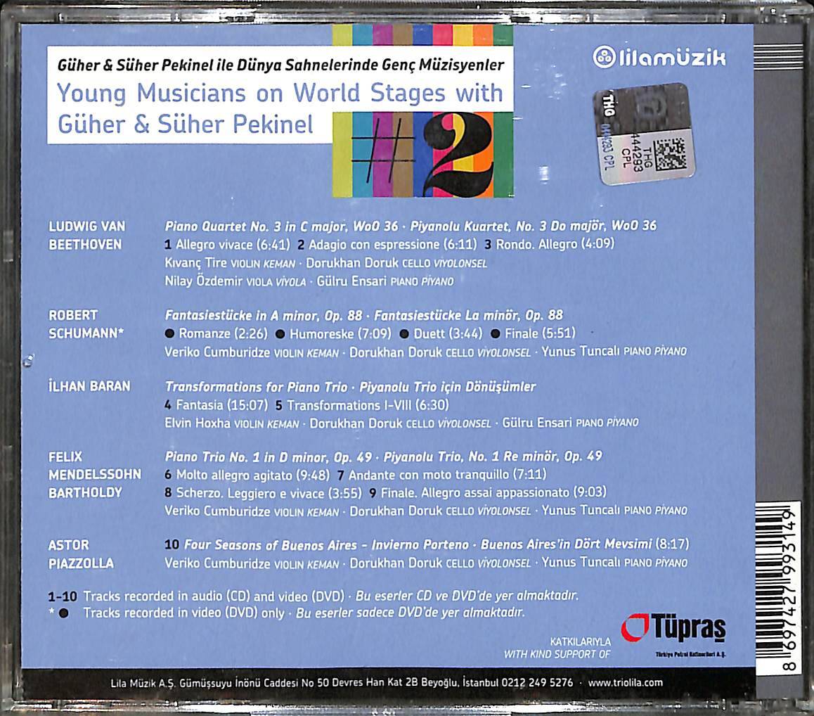 Güher Süher Pekinel Genç Müzisyenler CD (İkinci El) CD5399 - 2