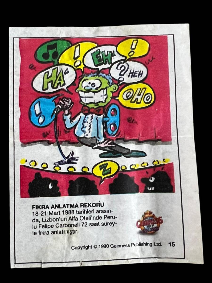 Guinness (DANDY) 1991 - Rekorlar Serisi No 15 # SKZ1966 - 3