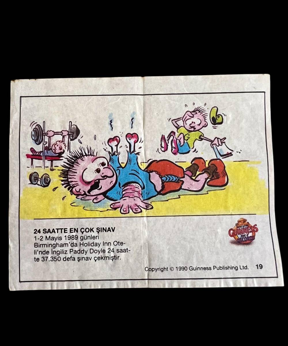 Guinness (DANDY) 1991 - Rekorlar Serisi No 19 # SKZ1970 - 1