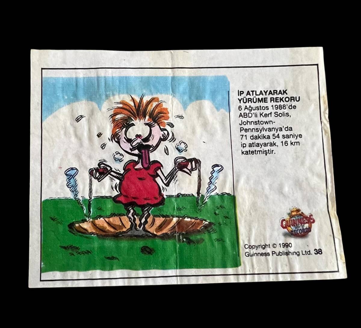 Guinness (DANDY) 1991 - Rekorlar Serisi No 38 # SKZ1987 - 1