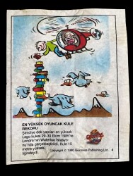 Guinness (DANDY) 1991 - Rekorlar Serisi No 4 # SKZ1957 - Gökçekoleksiyon