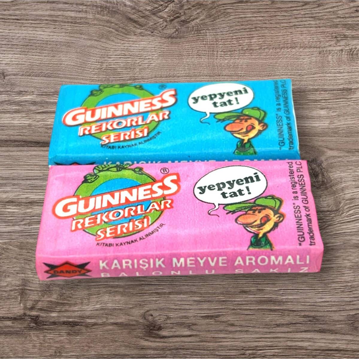 GUINNESS REKORLAR SERİSİ (DANDY) 1991 Şekerli Sakız Ful Set # SKZ1855 - 2