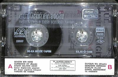 Gül Ahmet Yiğit - Sevdim Bir Kere Kaset (Sıfır) KST24542 - 2