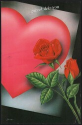 Gül Temalı Kartpostal KRT2710 - Gökçekoleksiyon