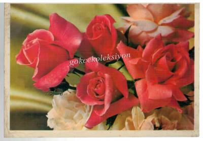 Gül Temalı Kartpostal KRT2747 - 1