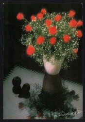 Gül Temalı Kartpostal KRT3010 - Gökçekoleksiyon