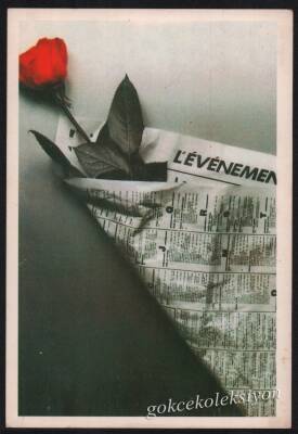 Gül Temalı Kartpostal KRT3012 - 1