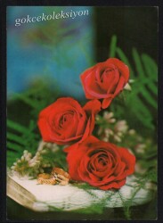 Gül Temalı Kartpostal KRT3038 - Gökçekoleksiyon
