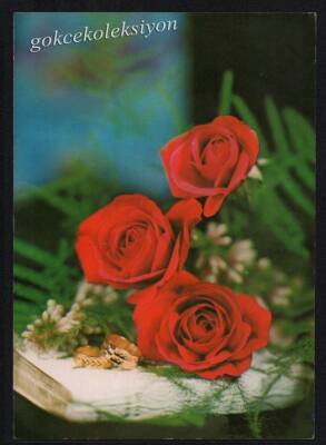 Gül Temalı Kartpostal KRT3038 - 1