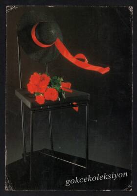 Gül Temalı Kartpostal KRT3046 - 1