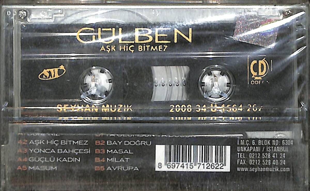 Gülben Ergen - Aşk Hiç Bitmez Kaset (Sıfır Kaset) KST29173 - 2