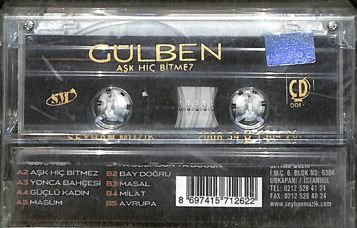 Gülben Ergen - Aşk Hiç Bitmez Kaset (Sıfır Kaset) KST29205 - 2