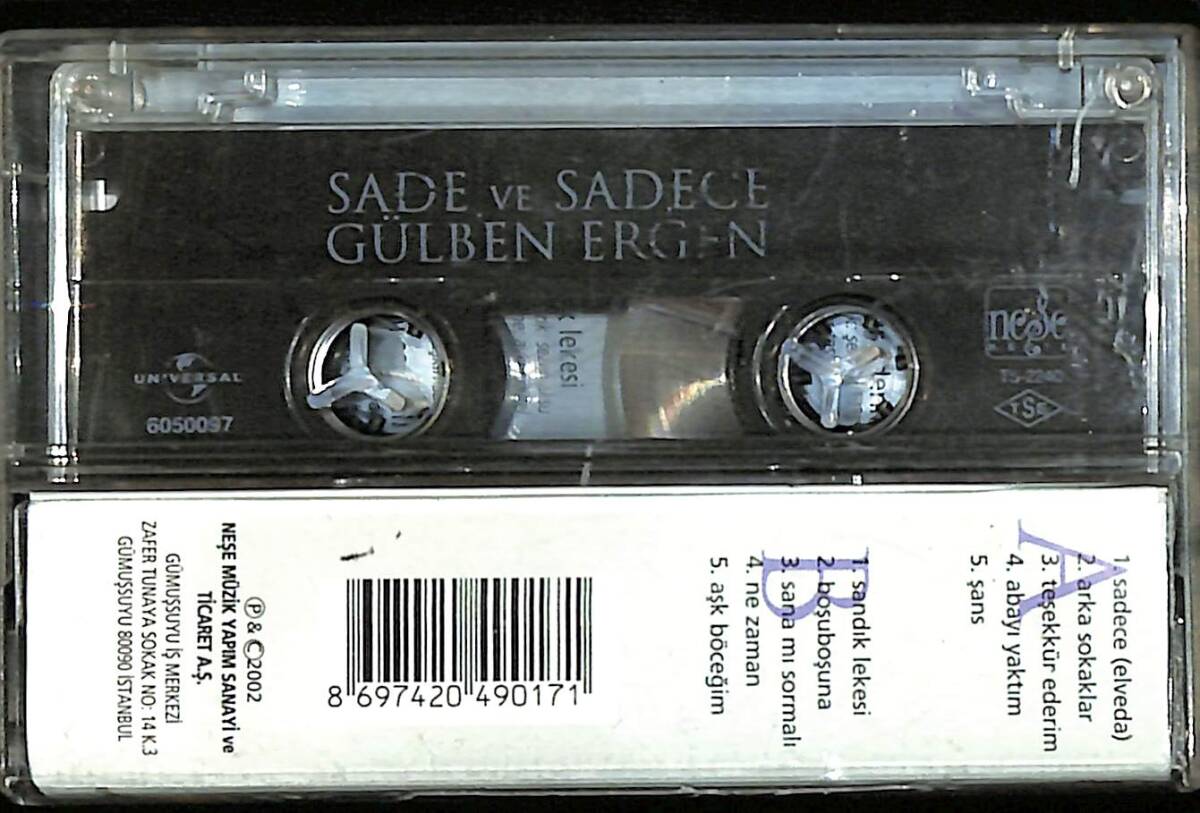 Gülben Ergen - Sade Ve Sadece Kaset (İkinci El) KST27706 - 2