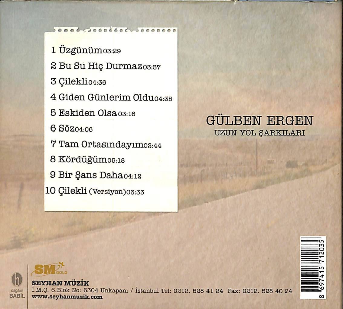 Gülben Ergen - Uzun Yol Şarkıları CD (İkinci El) CD3928 - 2