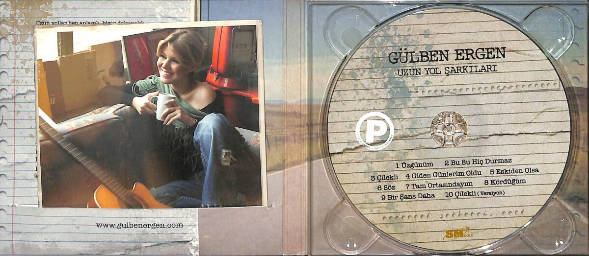 Gülben Ergen - Uzun Yol Şarkıları CD (İkinci El) CD3966 - 2