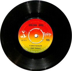 Gülcan Opel - Yanıyorum / Derdim Çoktur PLAK (10/6) PLK24793 - Gökçekoleksiyon
