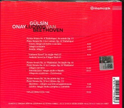 Gülsin Onay - Ludwigvan Beethoven CD (İkinci El) CD3982 - 2