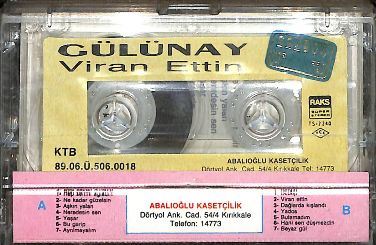 Gülünay - Viran Ettin Kaset (Sıfır Kaset) KST29239 - 2