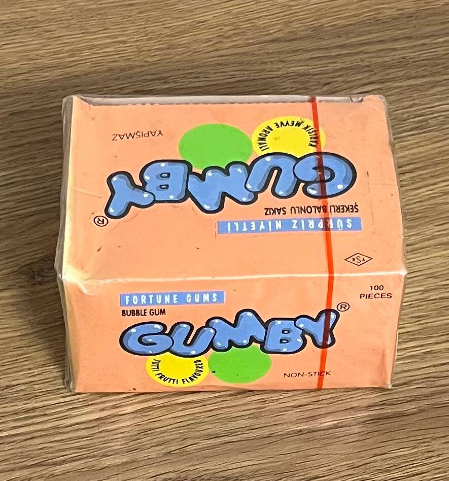 GUMBY (DANDY) 1998 Şekerli Sakız Açılmamış Kutu # SKZ1824 - 4