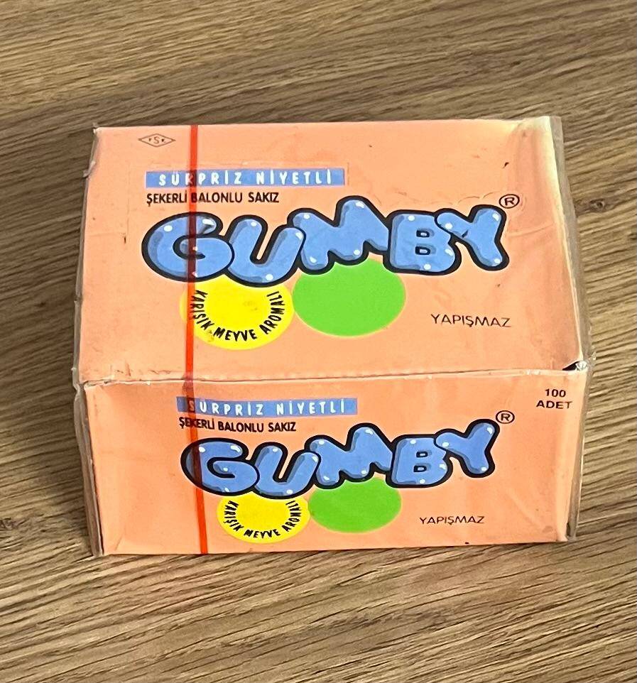 GUMBY (DANDY) 1998 Şekerli Sakız Açılmamış Kutu # SKZ1824 - 2