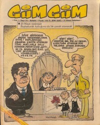 Gümgüm Haftalık Mizah Dergisi Sayı23 21 Nisan 1986 NDR21650 - Gökçekoleksiyon