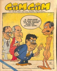 Gümgüm Haftalık Mizah Dergisi Sayı30 9 Haziran 1986 NDR21661 - Gökçekoleksiyon