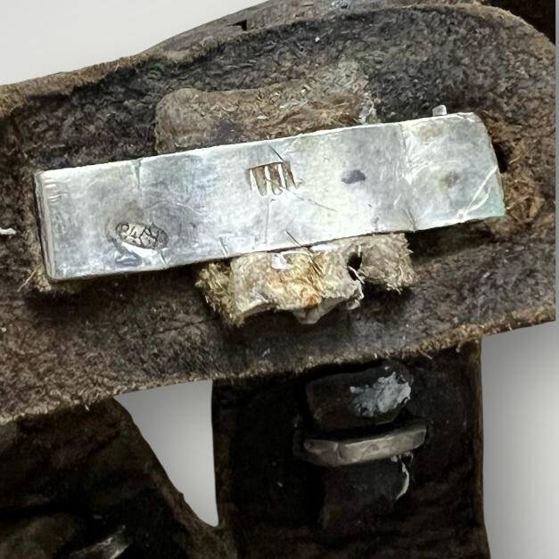 Gümüş Savatlı Antika Çerkez Kemeri AOB5086 - 5