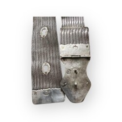 Gümüş Hasır Damgalı Antika Trabzon Kemer AOB6022 - 4