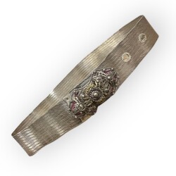 Gümüş Hasır Damgalı Antika Trabzon Kemer AOB6022 - Gökçekoleksiyon