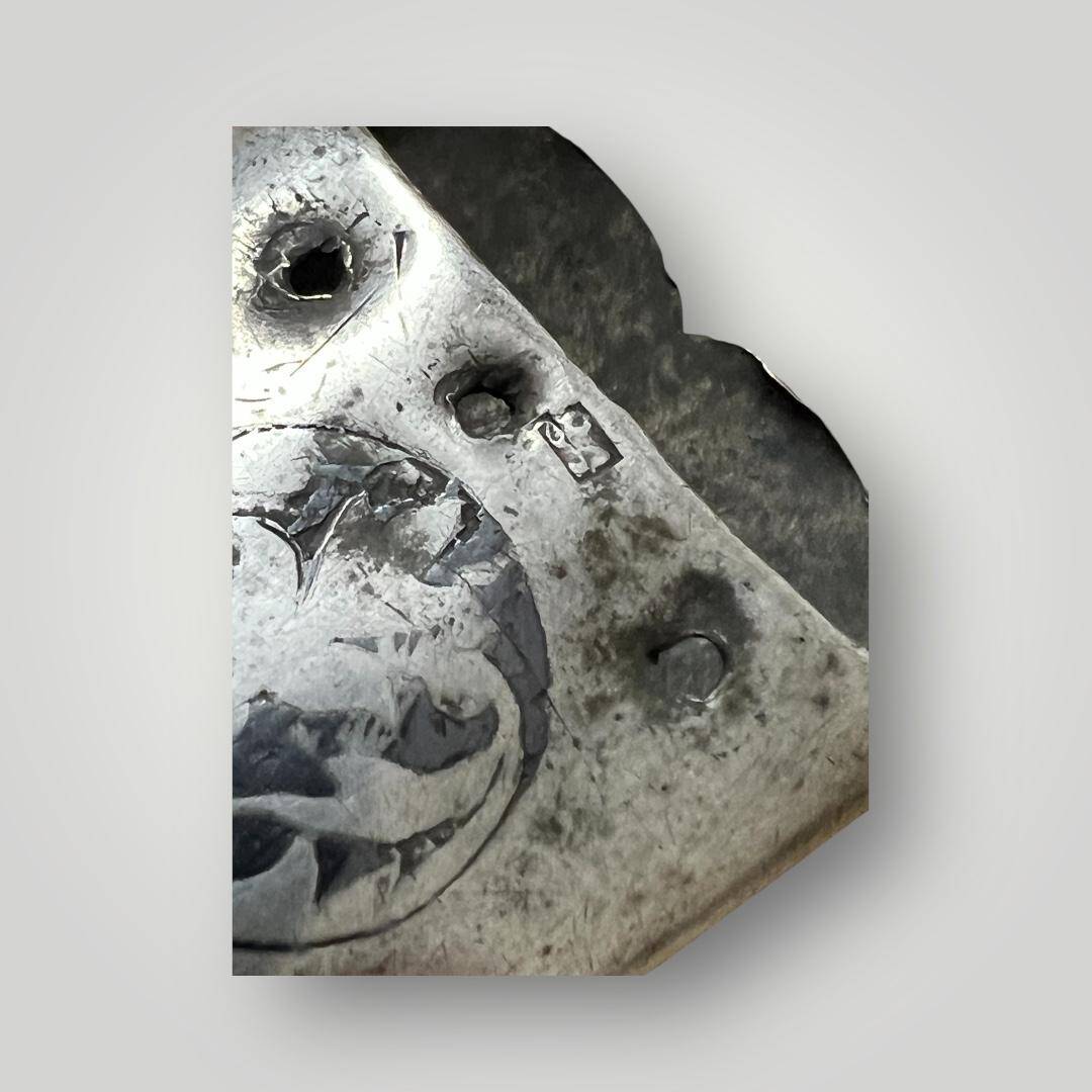 Gümüş Savatlı Damgalı Çerkez Kama Kını Aparatı AOB6026 - 5