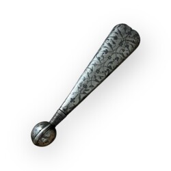 Gümüş Savatlı Damgalı Çerkez Kama Kını Aparatı AOB6026 - Gökçekoleksiyon